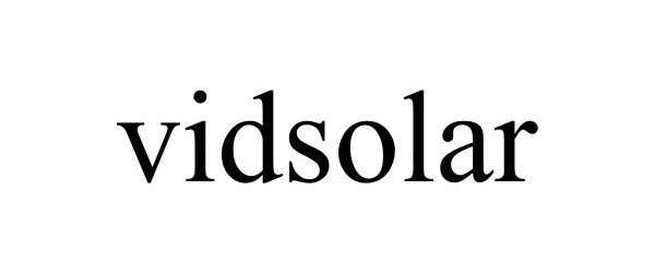  VIDSOLAR