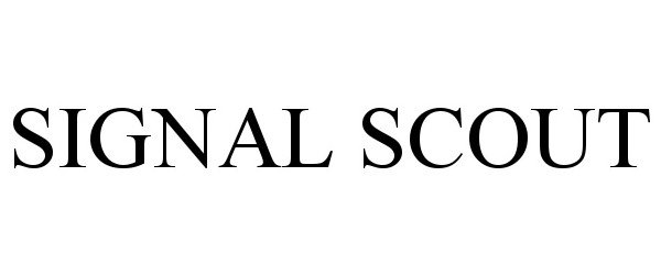 Trademark Logo SIGNAL SCOUT