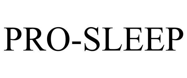 Trademark Logo PRO-SLEEP