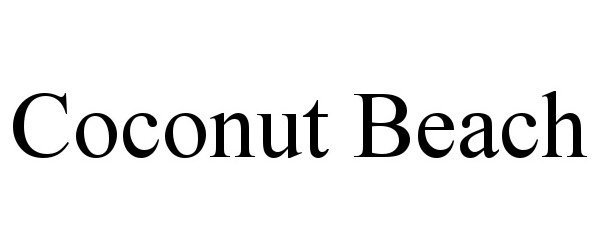 Trademark Logo COCONUT BEACH
