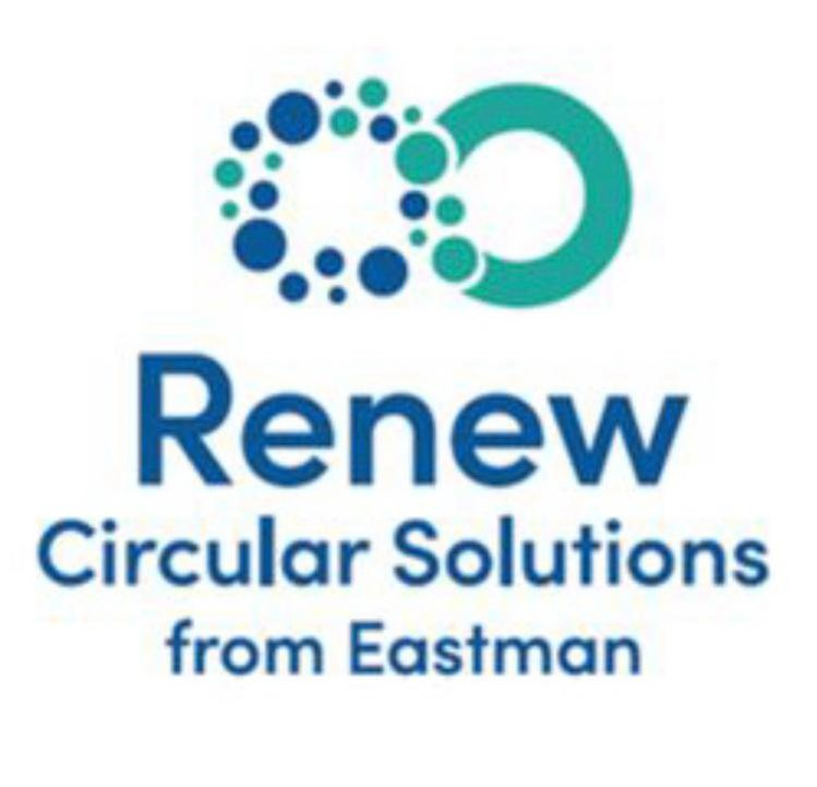 Trademark Logo A CIRCLE CONSISTING OF SMALLER CIRCLES A SOLID CIRCLE AND THE WORDS RENEW CIRCULAR SOLUTIONS FROM EASTMAN