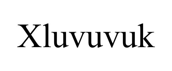 Trademark Logo XLUVUVUK