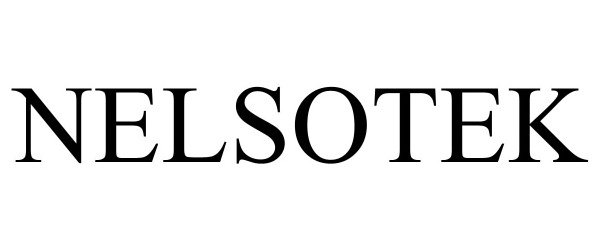 Trademark Logo NELSOTEK