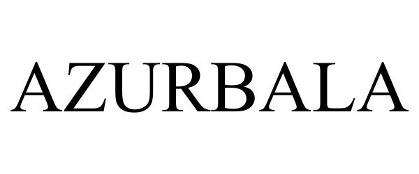 Trademark Logo AZURBALA