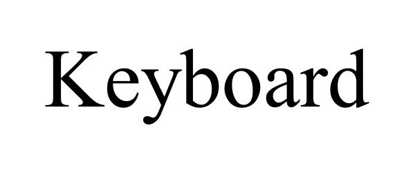 Trademark Logo KEYBOARD