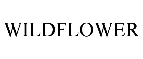 Trademark Logo WILDFLOWER