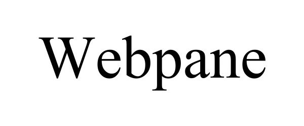Trademark Logo WEBPANE