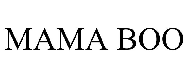 Trademark Logo MAMA BOO