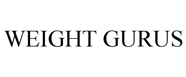 Trademark Logo WEIGHT GURUS