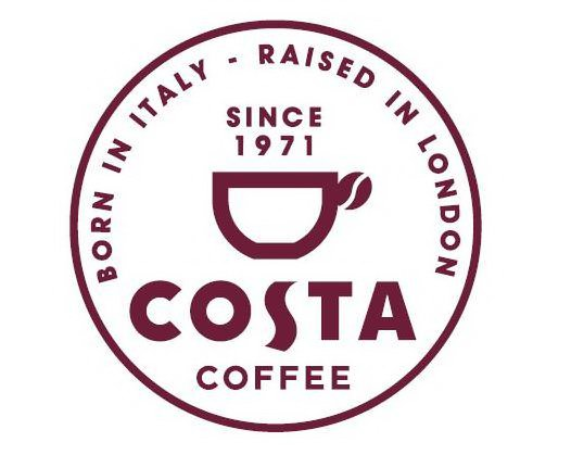  BORN IN ITALY - RAISED IN LONDON SINCE 1971 COSTA COFFEE