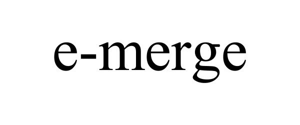 Trademark Logo E-MERGE