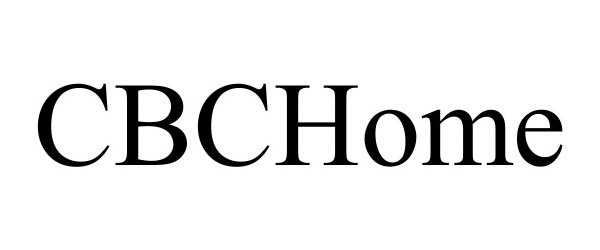 Trademark Logo CBCHOME