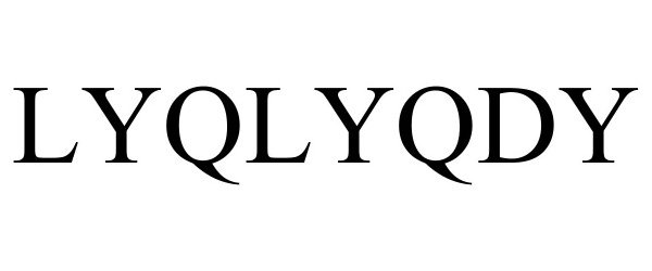 Trademark Logo LYQLYQDY