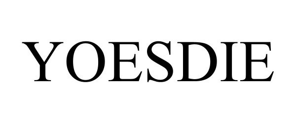 Trademark Logo YOESDIE