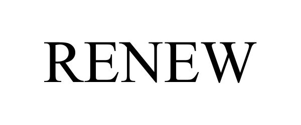 Trademark Logo RENEW