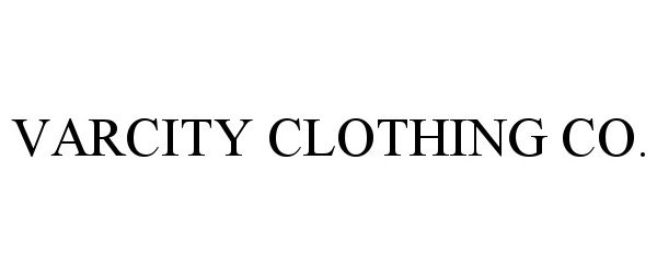  VARCITY CLOTHING CO.