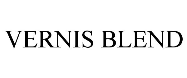 Trademark Logo VERNIS BLEND