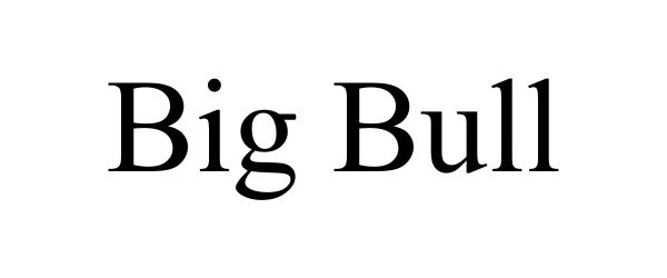 Trademark Logo BIG BULL