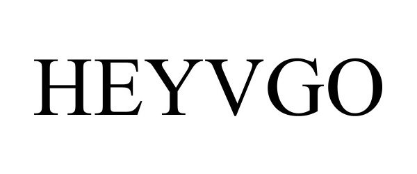 Trademark Logo HEYVGO