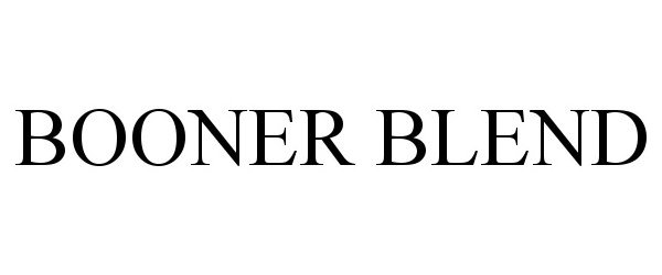 Trademark Logo BOONER BLEND