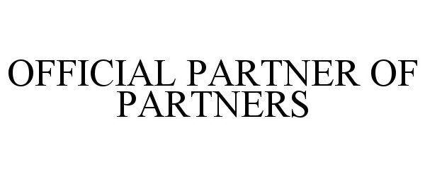  OFFICIAL PARTNER OF PARTNERS