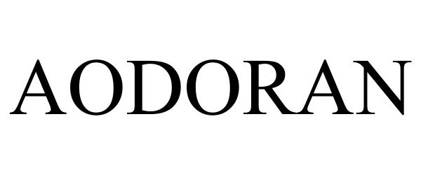Trademark Logo AODORAN