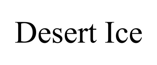 Trademark Logo DESERT ICE