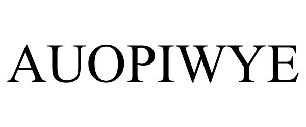Trademark Logo AUOPIWYE