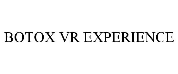  BOTOX VR EXPERIENCE