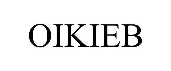 Trademark Logo OIKIEB