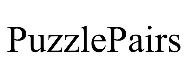 Trademark Logo PUZZLEPAIRS