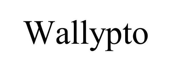 Trademark Logo WALLYPTO