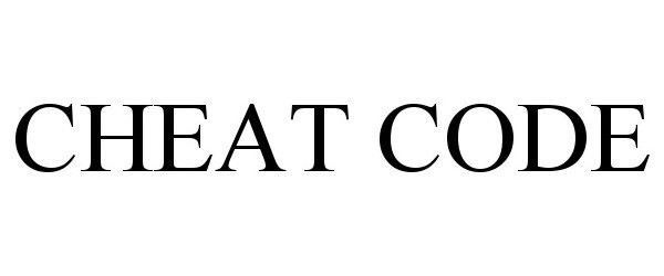 Trademark Logo CHEAT CODE