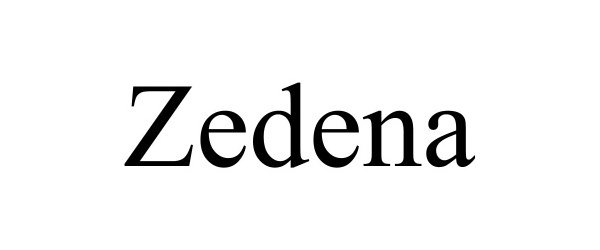 Trademark Logo ZEDENA