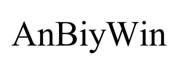 Trademark Logo ANBIYWIN