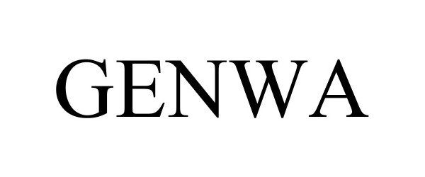 Trademark Logo GENWA