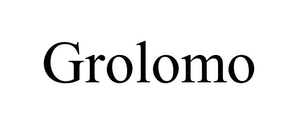 Trademark Logo GROLOMO