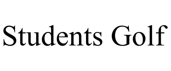 Trademark Logo STUDENTS GOLF