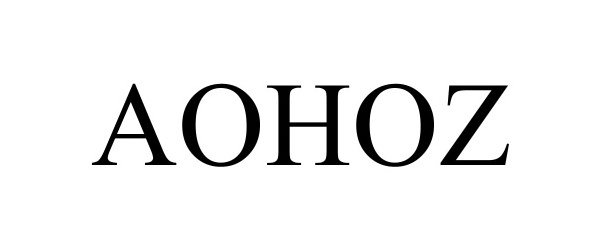 Trademark Logo AOHOZ