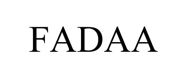 Trademark Logo FADAA