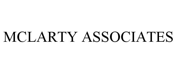  MCLARTY ASSOCIATES