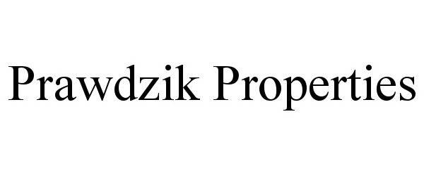  PRAWDZIK PROPERTIES