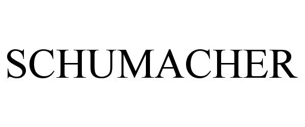 Trademark Logo SCHUMACHER