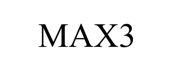 Trademark Logo MAX3