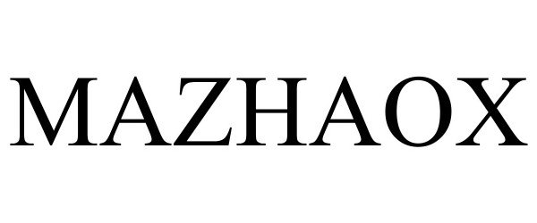 Trademark Logo MAZHAOX