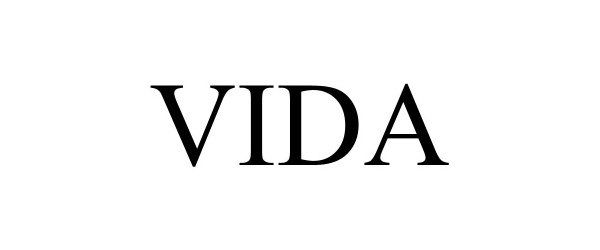 Trademark Logo VIDA