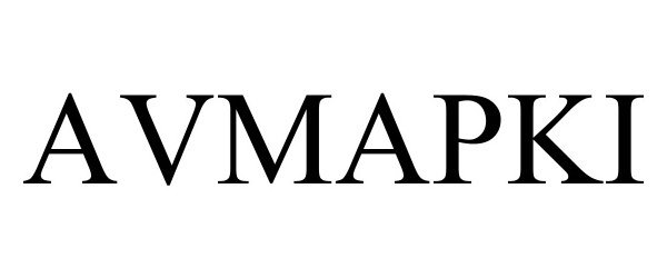 Trademark Logo AVMAPKI