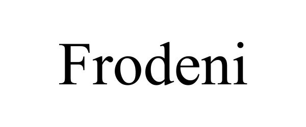 Trademark Logo FRODENI