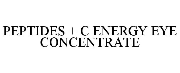  PEPTIDES + C ENERGY EYE CONCENTRATE
