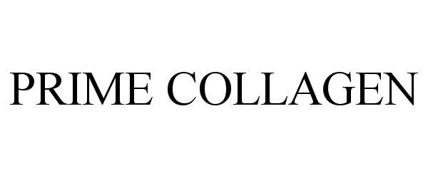 Trademark Logo PRIME COLLAGEN